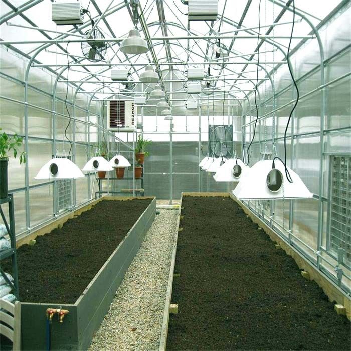 Open Ground Steel Frame Greenhouse Solar Mounting Systems