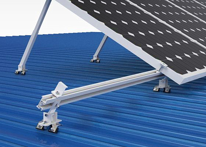 Living House Solar Panel Frame Mounting Kit , Triangular Bracket Solar ...