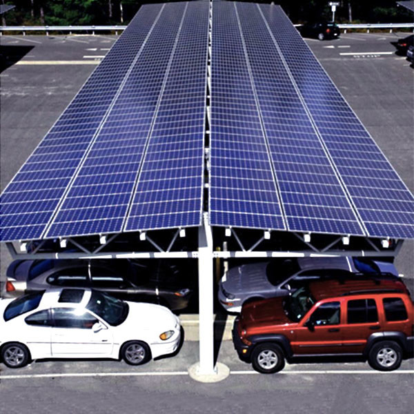 60kw Carport Solar Systems For Car Port Parking Frameless Panel PV