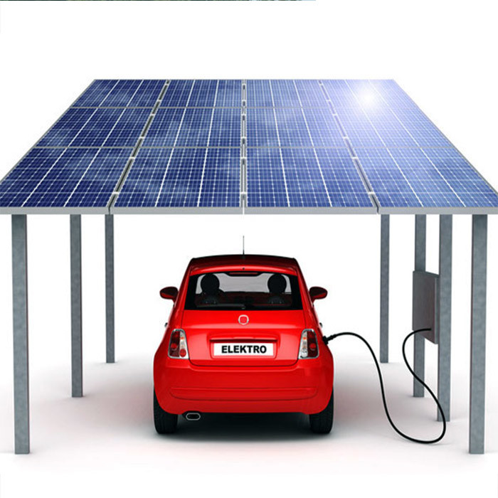 Galvanized Metal Solar Power Parking Lot Carport Structures 5deg-15deg - Ps32791385 GalvanizeD Metal Solar Power Parking Lot Carport Structures 5Deg 15Deg