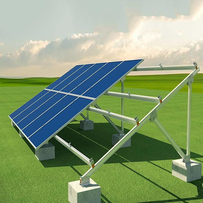 SGS 60 Degree Steel Ground Mounted Solar PV Systems