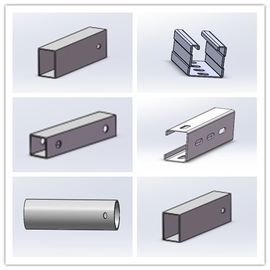 Good price Hot Dip Galvanized Steel Profile Cold Bend Solar Mount Brace Support Framing online