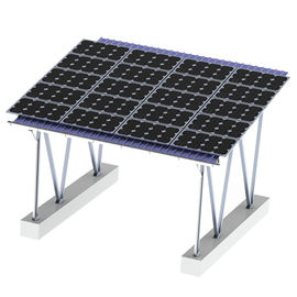 Good price Ground Residential Solar Carport Kit Steel Brackets Concrete Block Foundation online