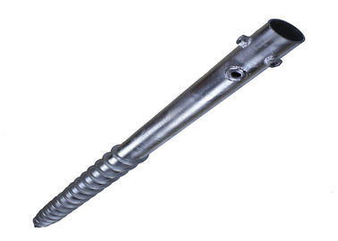 Good price Anti - Corrosion Ground Screw Piles 1800L*76Dmm Hot Dipped Galvanized Spiral Shape online