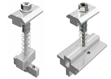 Good price Photovoltaic Mounting Solar Module Clamps , Aluminum PV Solar Panel Mid Clamps online