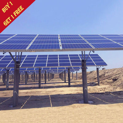 Good price Tidal Flat Type Customized Solar Panel Ground Mounting Systems Hot Dip Galvanizing online