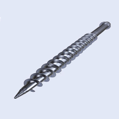 Good price Silver Ground Screw Piles Q235 Galvanized Steel 76MM Helical Earth Anchor online