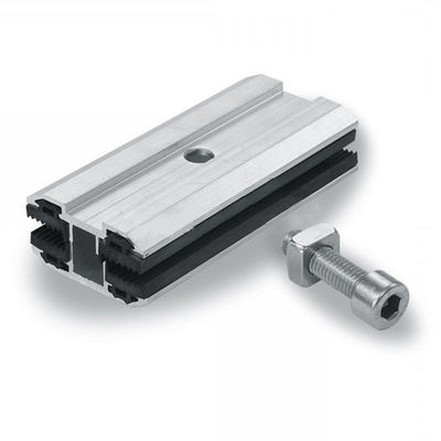 Good price Anti Corrosion Thin Solar Module Clamps Horizontal Vertical Frameless online