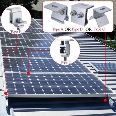 Good price Great Quality Solar Mounting Accessories Module Bracket Components For Frameless PV module online