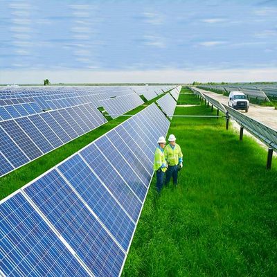 Good price Natural Or Customized Galvanized Stainless Metal Solar Photovoltaic Ground Mounting Systems online