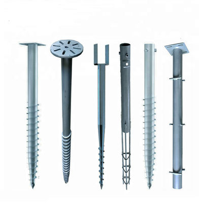 Good price Hot Dipped Galvanized Spiral Shape Ground Screw Piles 1000~3500mm Length online