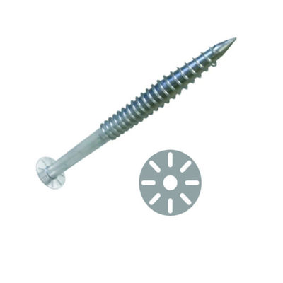 Good price Q235 Galvanized Steel 76mm Helical Earth Anchor Ground Screw Piles online