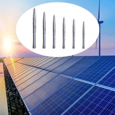 Good price Hot Dip Galvanized Ground Screw Piles 2.75mm 3mm 3.5mm Thickness online