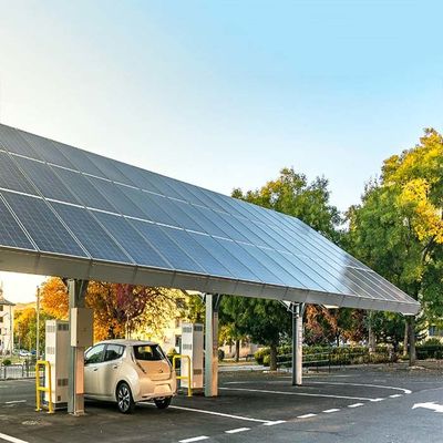 Good price 10KW 30KW Landscape Carport Solar Systems 42m/s Max Wind Speed online