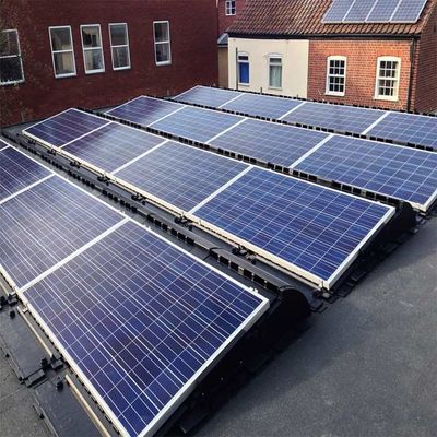Good price 0-20m Height Hot Galvanized Steel Flat Roof Solar PV Mounting System online