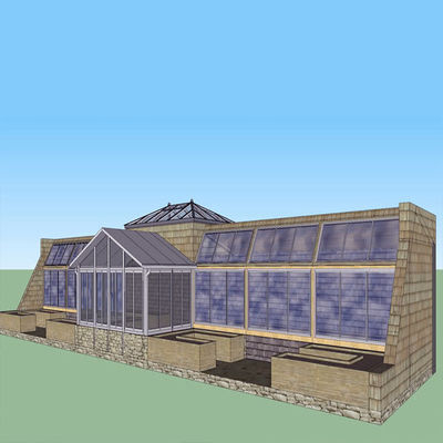 Good price Galvanized Anodized Greenhouse Solar Panel Roof Racking System online