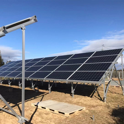 Good price Hot Dip Galvanized Q235B / Q345B steel photovoltaic mounting system solar ground mounting bracket online