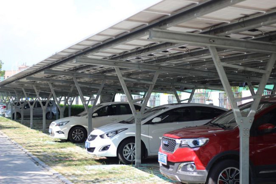 Good price On/Off Grid Carbon Steel Solar Panel Carport Mounting Structure online