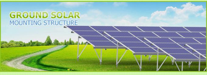 60m/s Solar Panel Ground Mounting Systems For Photovoltaic PV Array SGS ...