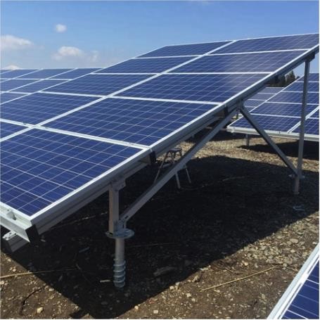 Hot Dip Galvanized Steel Aluminum CY Solar Photovoltaic Ground Mounting ...
